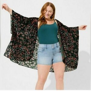 Torrid Burnout Ruana One Size Kimono